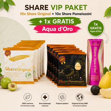 VIP PAKET 10x Share Original + 10x Share Pomelozzini + GRATIS Aqua d'Oro